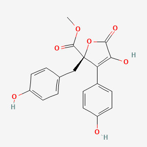 molecular formula C19H16O7 B8136551 Butyrolactone II 