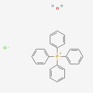molecular formula C24H22ClOP B8136578 Tetraphenylphosphoniumchloridehydrate 