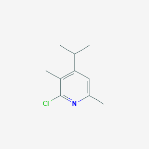 molecular formula C10H14ClN B8136631 2-Chloro-4-isopropyl-3,6-dimethylpyridine 