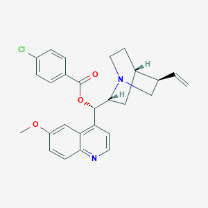 molecular formula C27H27ClN2O3 B8136797 Dihydroquinidine 4-chlorobenzoate 