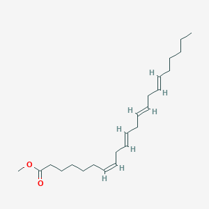 molecular formula C23H38O2 B8136828 methyl (7Z,10E,13E,16E)-docosa-7,10,13,16-tetraenoate 