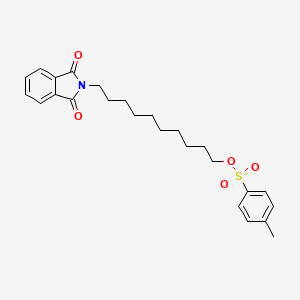molecular formula C25H31NO5S B8136907 10-(1,3-Dioxoisoindolin-2-yl)decyl 4-methylbenzenesulfonate 