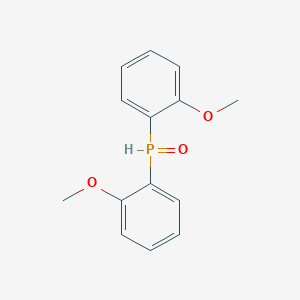 molecular formula C14H15O3P B8136951 2,2'-Phosphinylidenebisanisole 