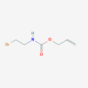 molecular formula C6H10BrNO2 B8136978 烯丙基（2-溴乙基）氨基甲酸酯 