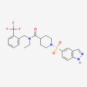 molecular formula C23H25F3N4O3S B8137032 CID 71737672 