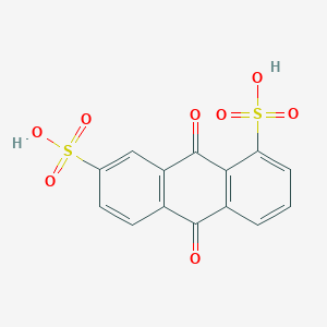 B081371 9,10-Dihydro-9,10-dioxoanthracene-1,7-disulphonic acid CAS No. 14395-08-5