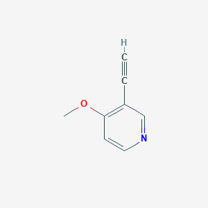 molecular formula C8H7NO B8137166 4-Methoxy-3-ethynyl-pyridine 