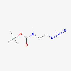 molecular formula C8H16N4O2 B8137171 tert-Butyl (2-azidoethyl)(methyl)carbamate 