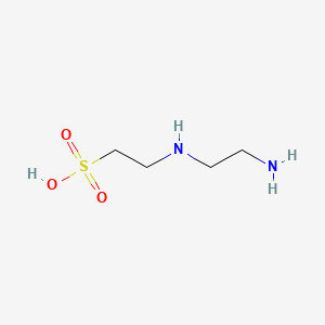 molecular formula C4H12N2O3S B8137179 N-Aminoethyl-2-aminoethanesulfonic acid CAS No. 83111-01-7