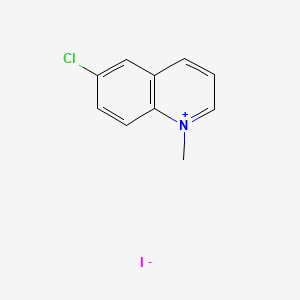 molecular formula C10H9ClIN B8137184 6-氯-N-甲基喹啉碘化物 