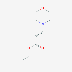 molecular formula C9H15NO3 B8137256 Ethyl 3-(morpholin-4-yl)prop-2-enoate 