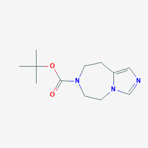 molecular formula C12H19N3O2 B8137267 tert-butyl 8,9-dihydro-5H-imidazo[1,5-d][1,4]diazepine-7(6H)-carboxylate 