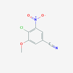 4-Chloro-3-methoxy-5-nitrobenzonitrile