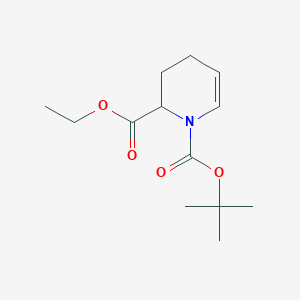 molecular formula C13H21NO4 B8137401 1-tert-butyl 2-ethyl 3,4-dihydropyridine-1,2(2H)-dicarboxylate 