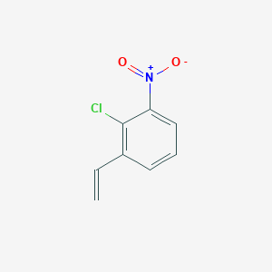 molecular formula C8H6ClNO2 B8137421 2-Chloro-1-nitro-3-vinylbenzene 
