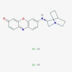 (R)-7-(Quinuclidin-3-ylamino)-3H-phenoxazin-3-one dihydrochloride