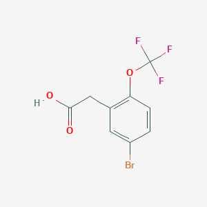 2-(5-Bromo-2-(trifluoromethoxy)phenyl)acetic acid