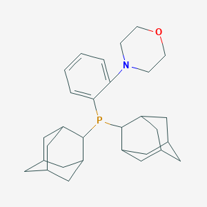 molecular formula C30H42NOP B8137604 Bis(2-adamantyl)-(2-morpholin-4-ylphenyl)phosphane 