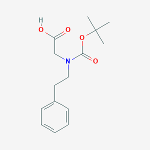 molecular formula C15H21NO4 B8137614 Boc-(Phenethyl)Gly-OH 
