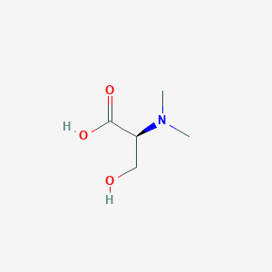 molecular formula C5H11NO3 B8137632 (2S)-2-(dimethylamino)-3-hydroxypropanoic acid 