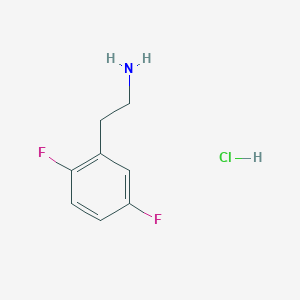 molecular formula C8H10ClF2N B8137684 2-(2,5-Difluorophenyl)ethan-1-amine hydrochloride 