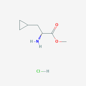 (r)-Methyl 2-amino-3-cyclopropylpropanoate hcl