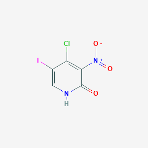 4-Chloro-5-iodo-3-nitro-1,2-dihydropyridin-2-one