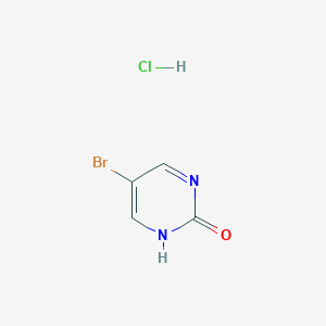 molecular formula C4H4BrClN2O B8137737 5-Bromo-1,2-dihydropyrimidin-2-one hydrochloride 