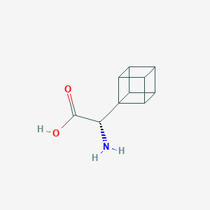 molecular formula C10H11NO2 B8137751 (S)-2-Amino-2-(cuban-1-yl)acetic acid 