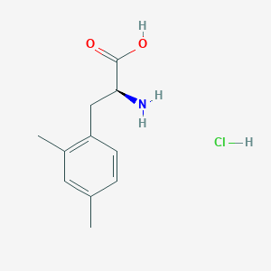 molecular formula C11H16ClNO2 B8137806 (S)-2-Amino-3-(2,4-dimethylphenyl)propanoic acid hydrochloride 