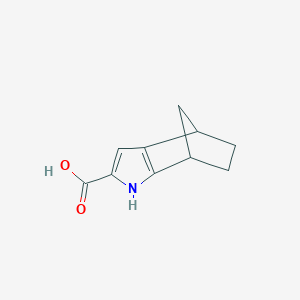 molecular formula C10H11NO2 B8137966 4,5,6,7-Tetrahydro-1H-4,7-methanoindole-2-carboxylic acid 