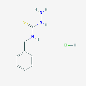 molecular formula C8H12ClN3S B8138005 1-Amino-3-benzylthiourea;hydrochloride 