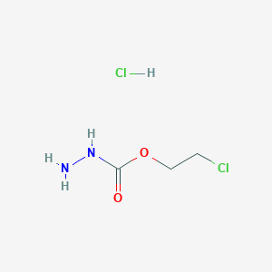 2-chloroethyl N-aminocarbamate;hydrochloride
