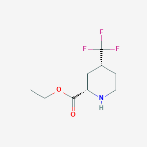 cis-4-Trifluoromethyl-piperidine-2-carboxylic acid ethyl ester