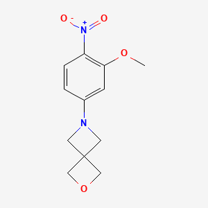6-(3-Methoxy-4-nitrophenyl)-2-oxa-6-azaspiro[3.3]heptane
