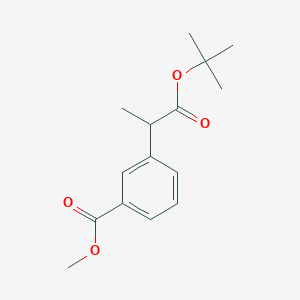 Methyl3-(1-((tert-butoxycarbonyl)amino)ethyl)benzoate