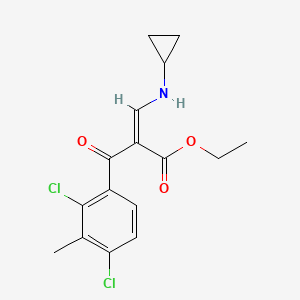 molecular formula C16H17Cl2NO3 B8138148 CID 13657402 
