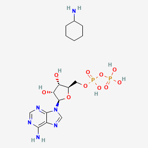 molecular formula C16H28N6O10P2 B8138167 CID 163335590 