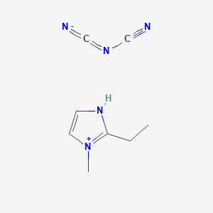 molecular formula C8H11N5 B8138251 乙基甲基咪唑鎓双氰胺 