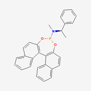 1,1'-Binaphthalene-2,2'-diyldioxyphosphino(methyl)[(R)-1-phenylethyl]amine