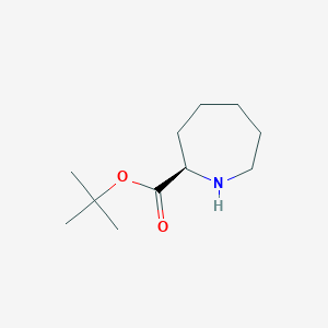 molecular formula C11H21NO2 B8138381 (R)-Azepane-2-carboxylic acid tert-butyl ester 