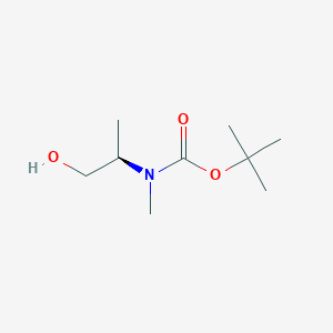 molecular formula C9H19NO3 B8138431 tert-Butyl (R)-(1-hydroxypropan-2-yl)(methyl)carbamate 