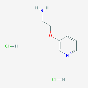 molecular formula C7H12Cl2N2O B8138475 2-(Pyridin-3-yloxy)ethanamine dihydrochloride 