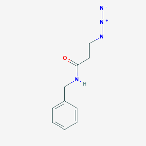 molecular formula C10H12N4O B8138511 3-azido-N-benzylpropanamide 