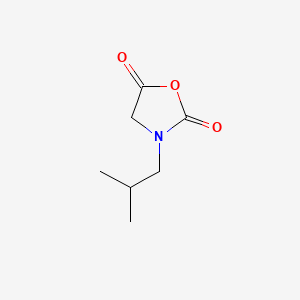 molecular formula C7H11NO3 B8138530 3-Isobutyloxazolidine-2,5-dione CAS No. 872806-45-6