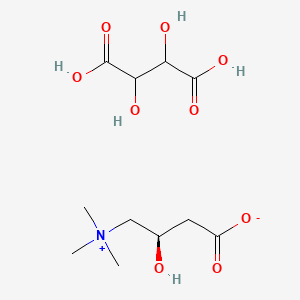 2,3-dihydroxybutanedioic acid;(3R)-3-hydroxy-4-(trimethylazaniumyl)butanoate
