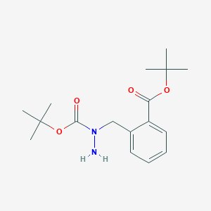 Tert-butyl 2-[[amino-[(2-methylpropan-2-yl)oxycarbonyl]amino]methyl]benzoate