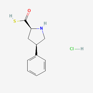 molecular formula C11H14ClNOS B8138619 Darifenacin Hydrobromid 