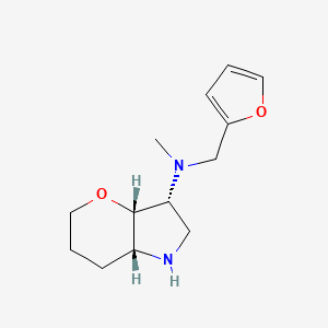 molecular formula C13H20N2O2 B8138677 Rel-(3R,3As,7Ar)-N-(Furan-2-Ylmethyl)-N-Methyloctahydropyrano[3,2-B]Pyrrol-3-Amine 