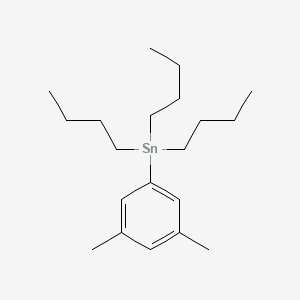 molecular formula C20H36Sn B8138680 Tributyl-(3,5-dimethylphenyl)stannane 